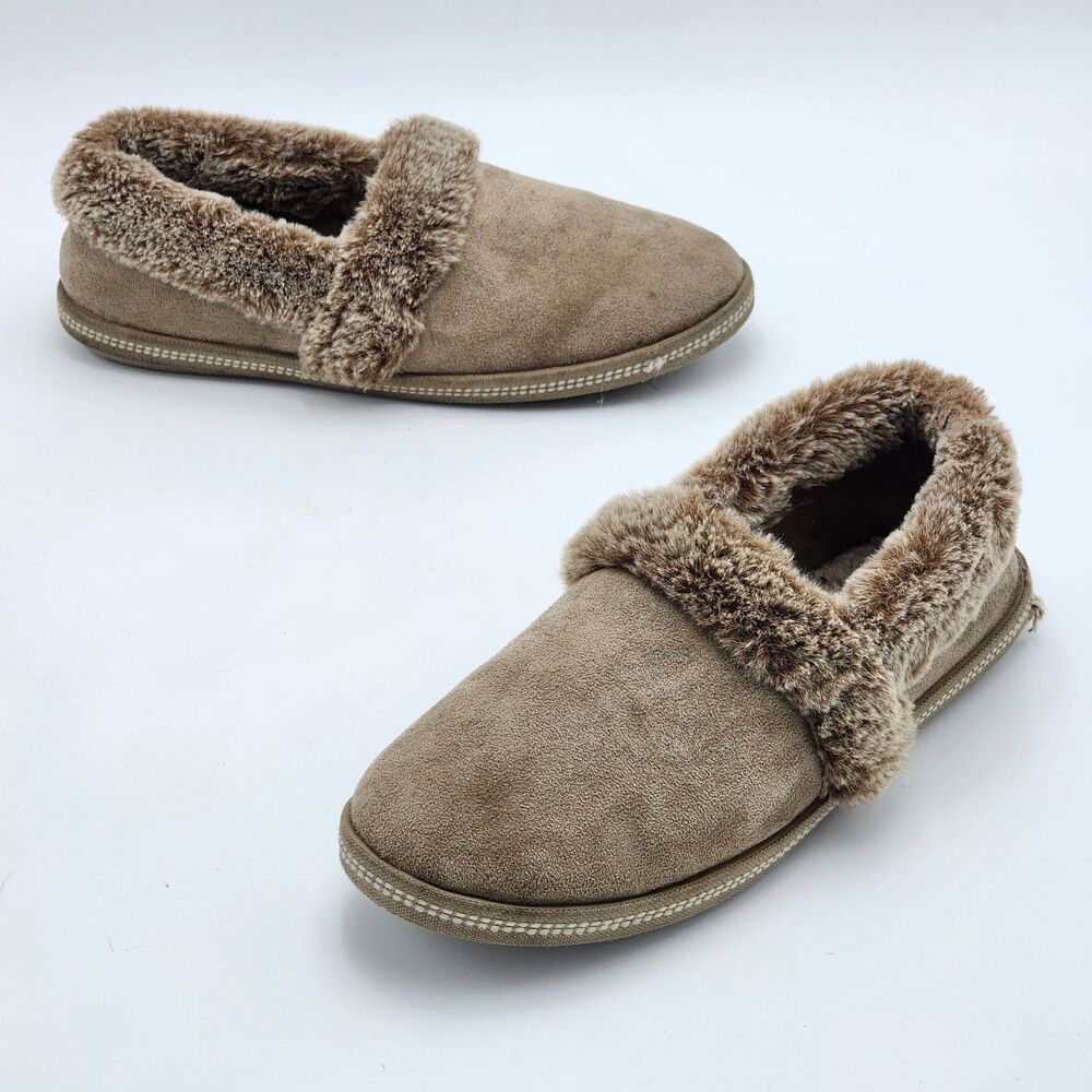 Skechers Cozy Campfire Fresh Toast Slipper Slip On Shoes Size 10